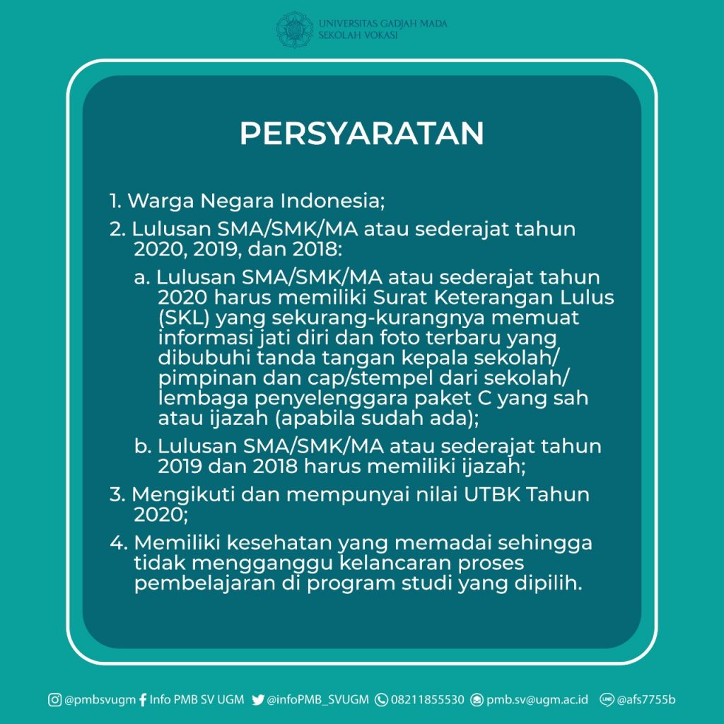 SELEKSI MANDIRI UNIVERSITAS GADJAH MADA – Deb.sv.ugm.ac.id