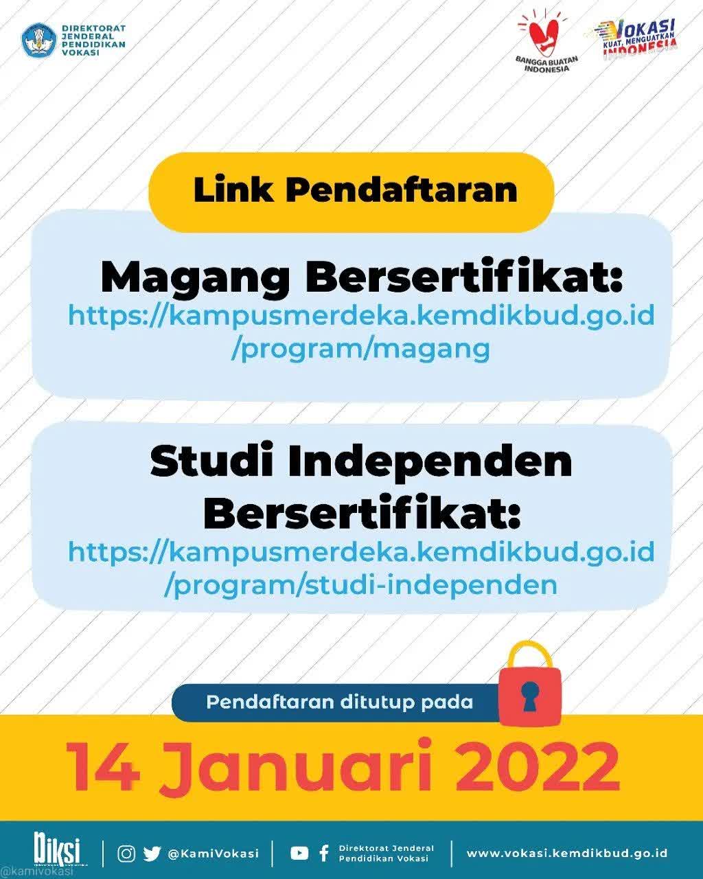 [PENTING] DICARI MAHASISWA UNTUK PROGRAM MAGANG & STUDI INDEPENDEN ...