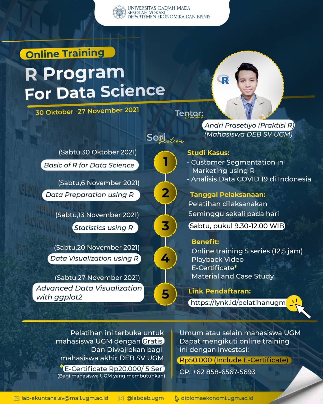 Online Training R Program For Data Training Bagian 5 “Advanced Data ...